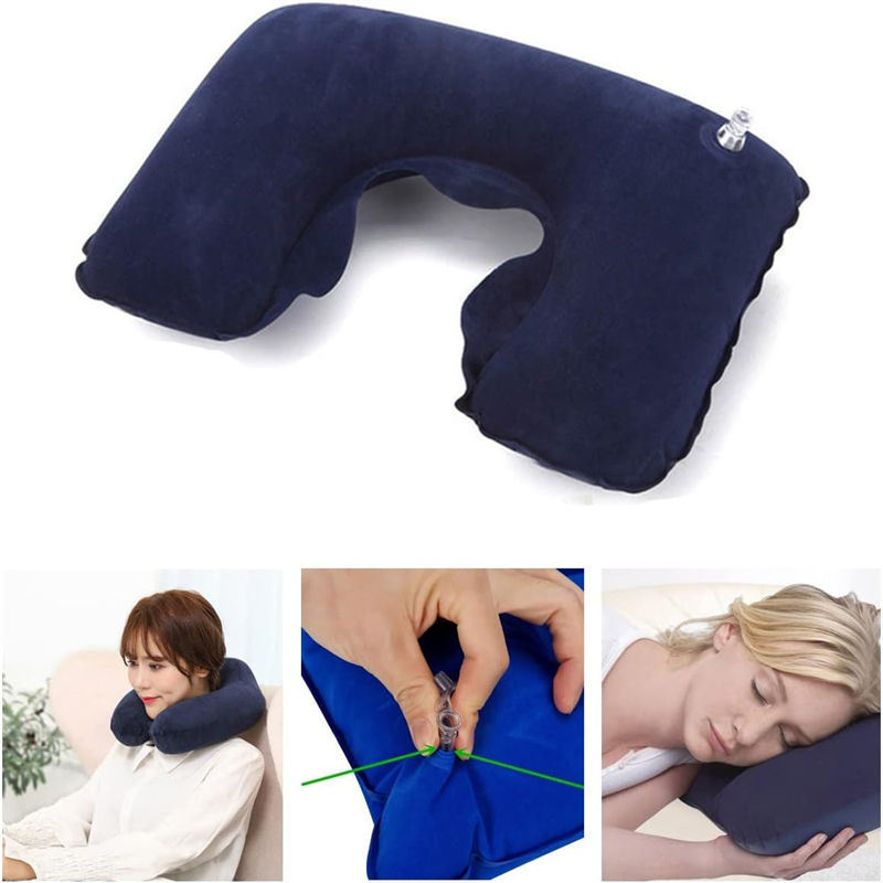 Lightweight Soft Comfortable Disaster Relief Inflatable Pillow Waterproof Head Neck Lumbar Support Portable Ergonomic Air Pillows Discount Prices