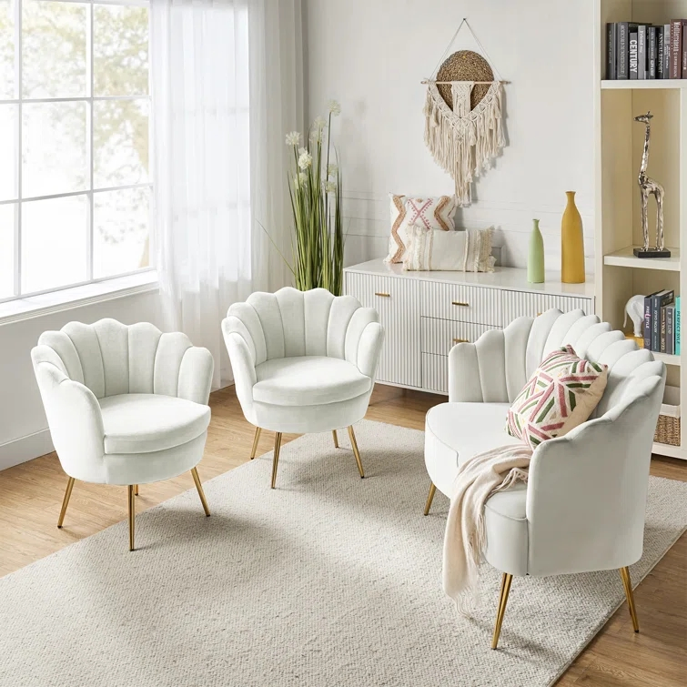 Modern Wedding Sofa Living Room Furniture Two Seater Couch Loveseat