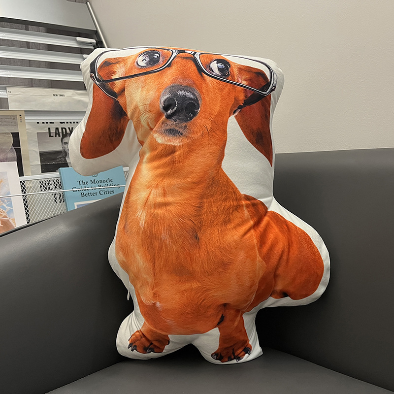 Personalized Pet Photo Pillow Cushion Custom Double Side Print Cute Gift Pillows