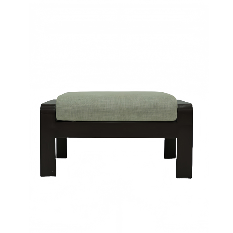 Modern Customized Luxury Outdoor Garden Home Balcony Patio Furniture Leisure Aluminum Chair with Ottomans