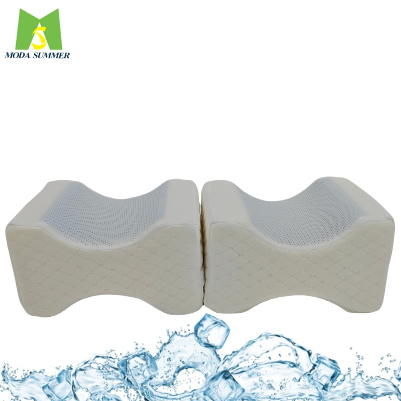 China Custom Logo Side Sleep, Knee Collision Prevention, Pregnancy Support, Gray Wedge-Shaped Contour Leg Straps, Leg Pillows