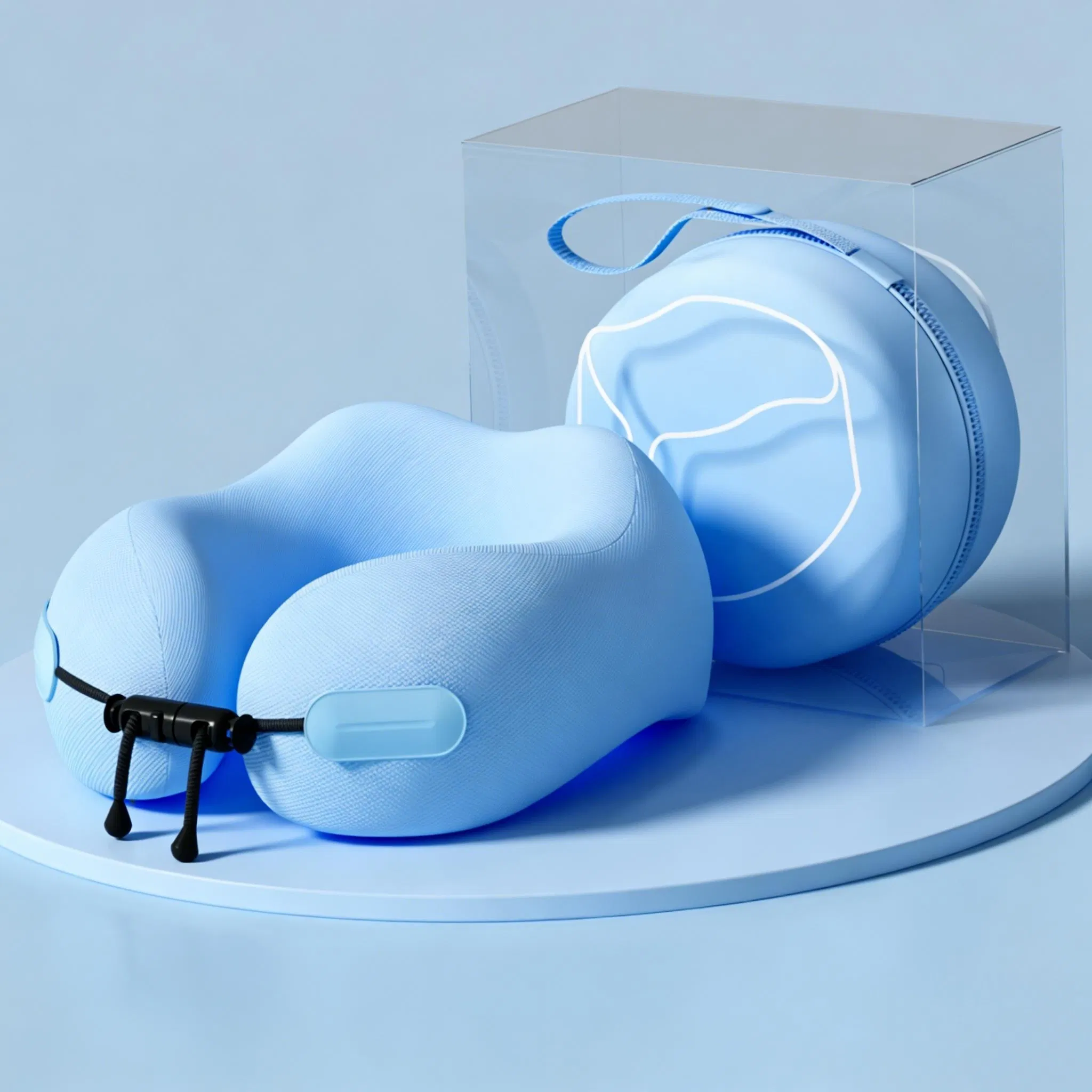 High Quality &amp; Portable Soft Travel Neck Pillow Memory Foam Airplane Pillow