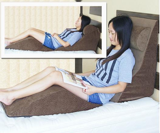 Factory Directly Ship Back Wedge Foldable Memory Foam Pillow