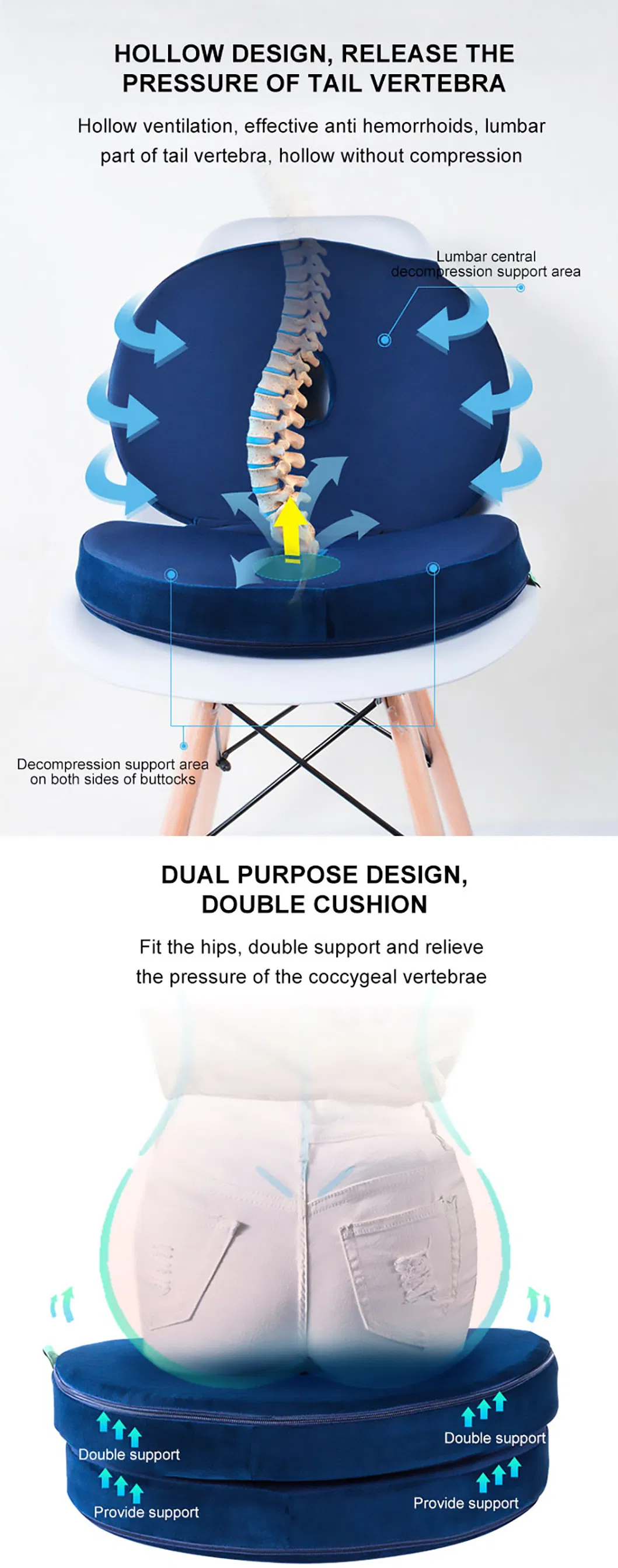 Seat Cushion Pillow Ergonomics