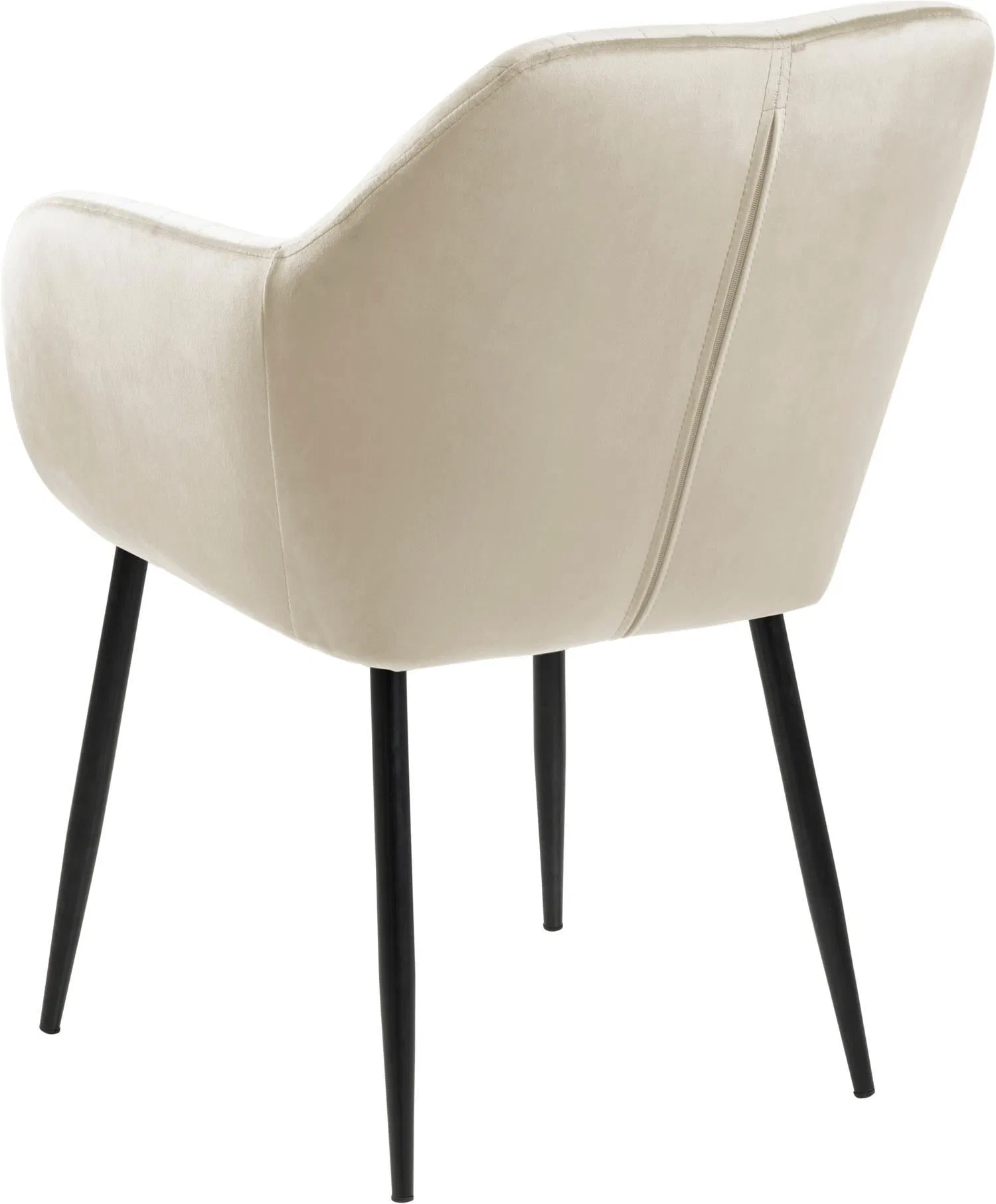 Hot Selling Upholstered Kitchen Dining Living Room Armchair with Metal Legs Modern Design Fabric Armchair for Sale