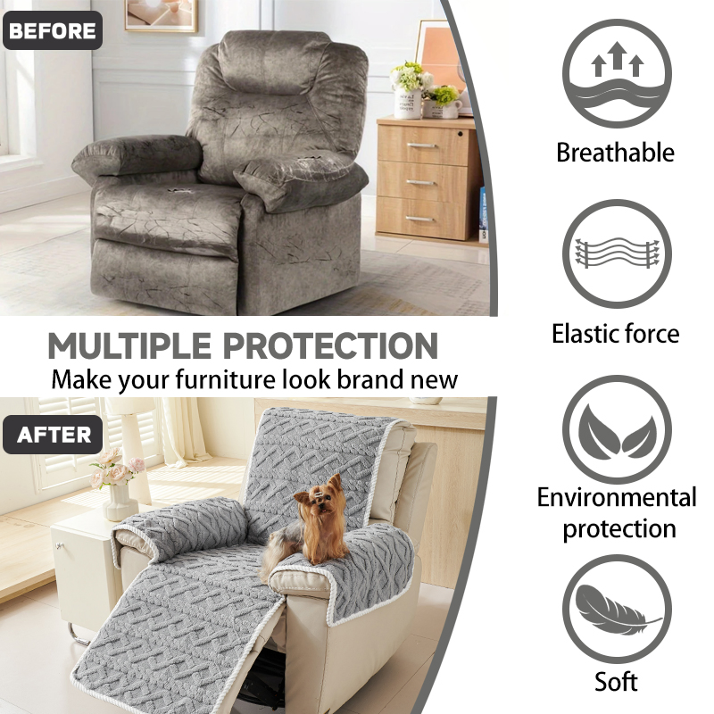 Thick Warm Anti-Slip Autumn Winter Decorative Sofa Cushion Cover