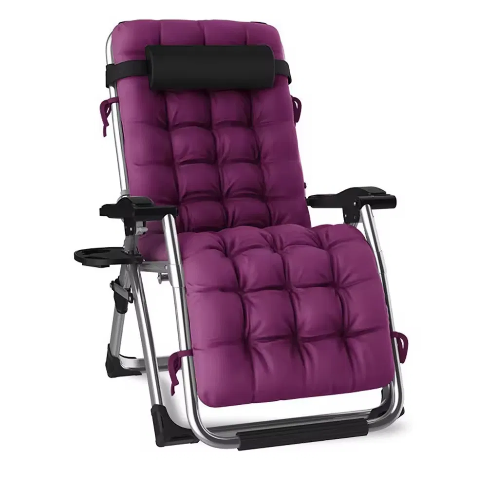 Outdoor Camping Fishing Folding Lounge Chair Recliner Zero Gravity Chair Patio Portable Padded Sleeping Bean Bag Chair