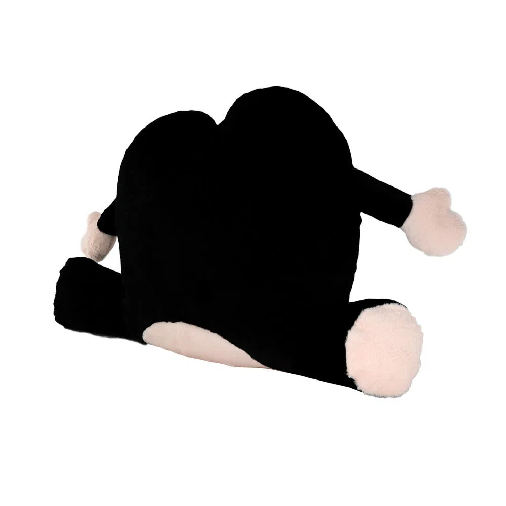 Custom Cozy Heart-Shaped Plush Cover Premium Car Seat Cushion Backrest Back Cushion Office Chair Lumbar Support Car Back Pillow