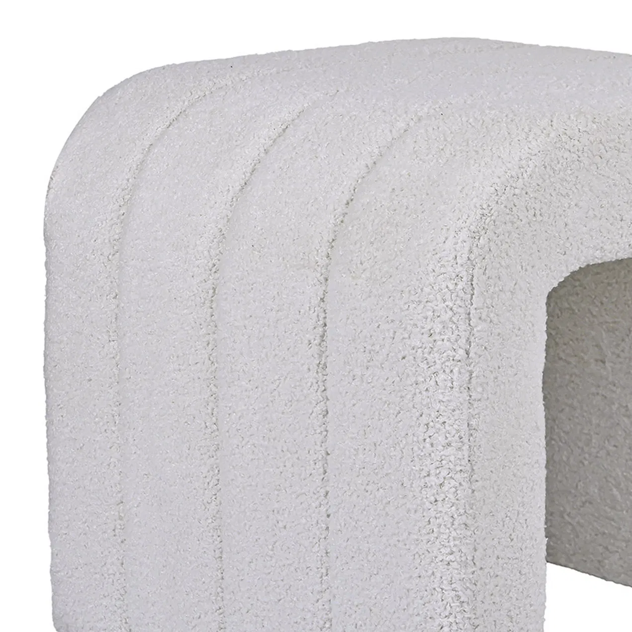 Ottoman Modern Round Footrest Fabric Ottoman for Hallway, Living Room, Bed Room Ydf25059