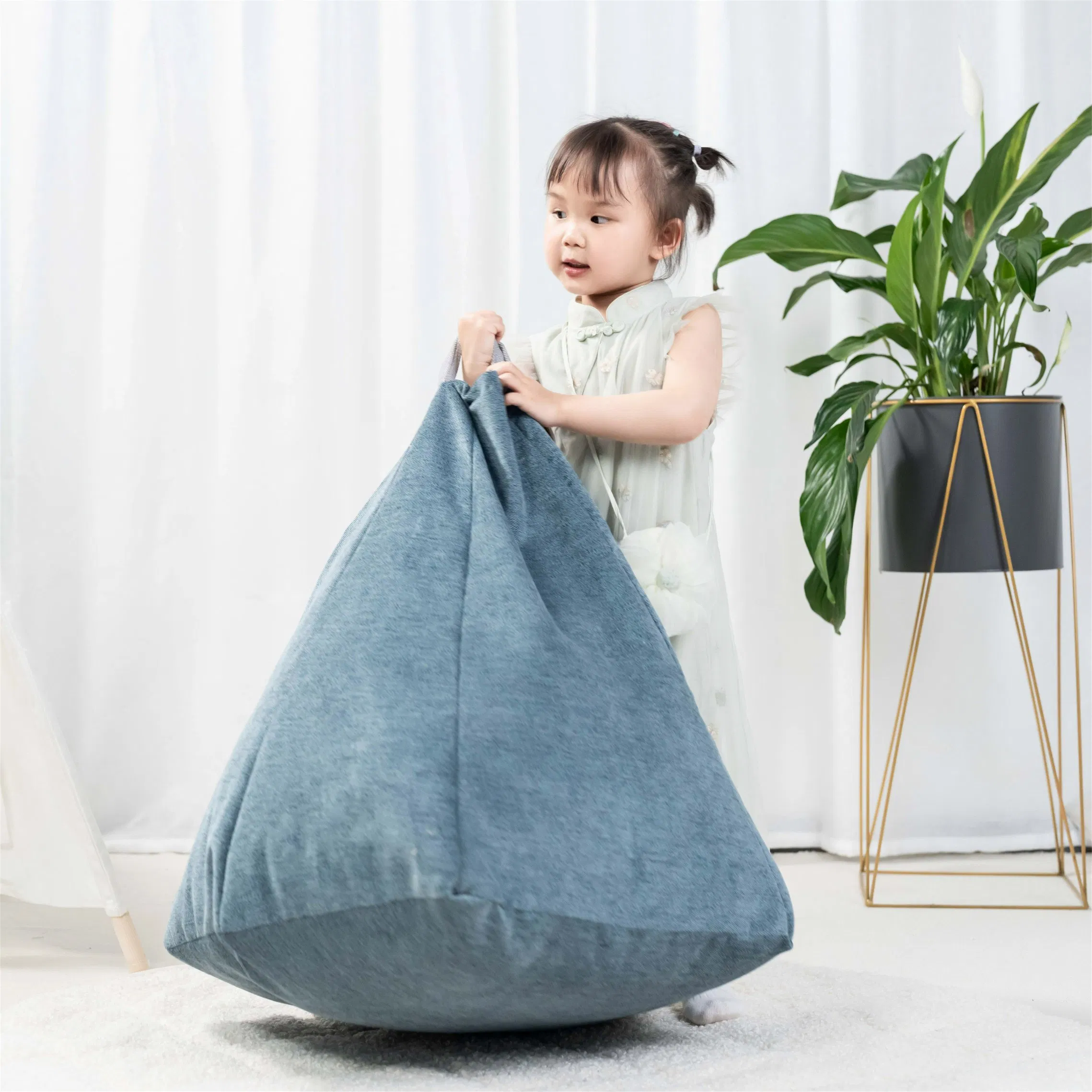 Baby Kids Children Products Beanbag Lazy Boy Sofa Chair Cover