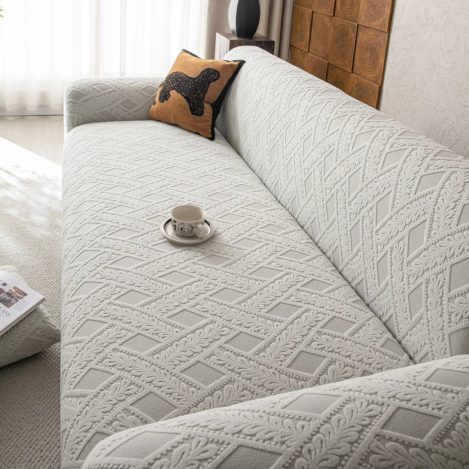 High Elasticity Stylish Cover for Dustproof Sofa Protection Needs