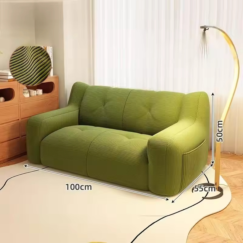 Low Freight Cost Box Packed Compressible Sponge Loveseat 25kg