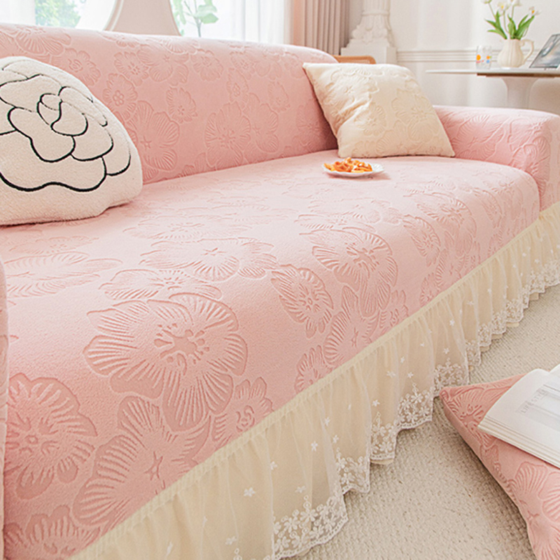 All-Inclusive and Dustproof Jacquard Skit Edge Sofa Cover Protector for Every Season