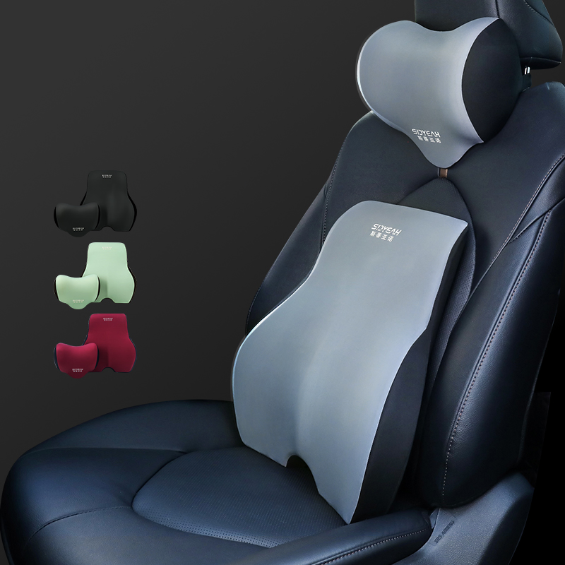 Car Lumbar Support Cushion Backrest Seat Lumbar Pillow for Driver Driving Lumbar Support