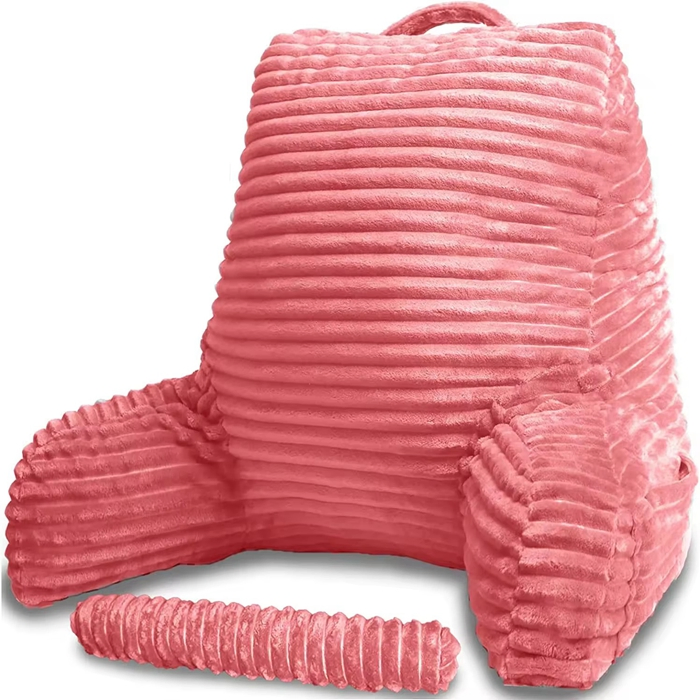 Sofa Floor Back Rest Sitting Reading TV Pillow in Bed with Arms for Kids &amp; Adults