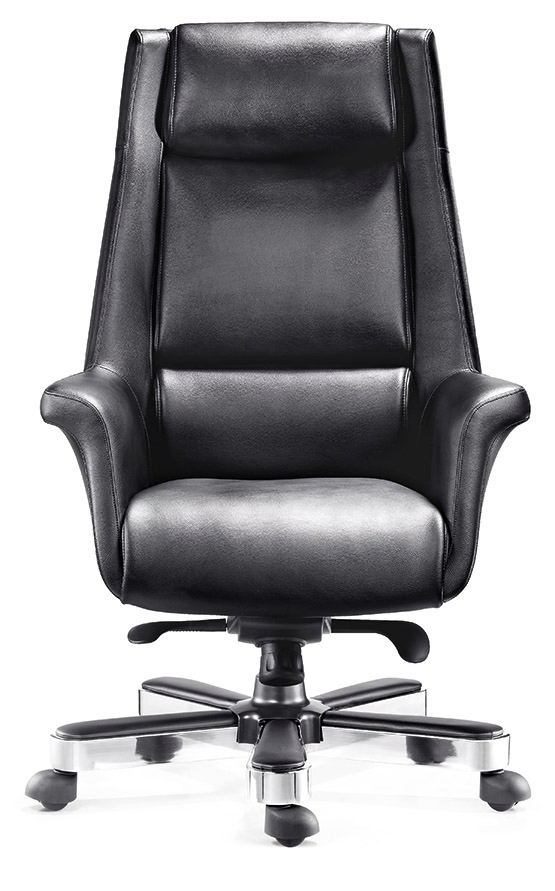 Luxury Office Furniture Modern CEO Boss Ergonomic High Back Recliner Leather Wheel Swivel Executive Chair with Adjustable Headrest