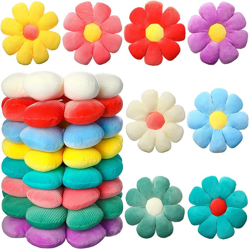 Flower Shaped Throw Pillow Butt Seating Cushion Flower Floor Pillow