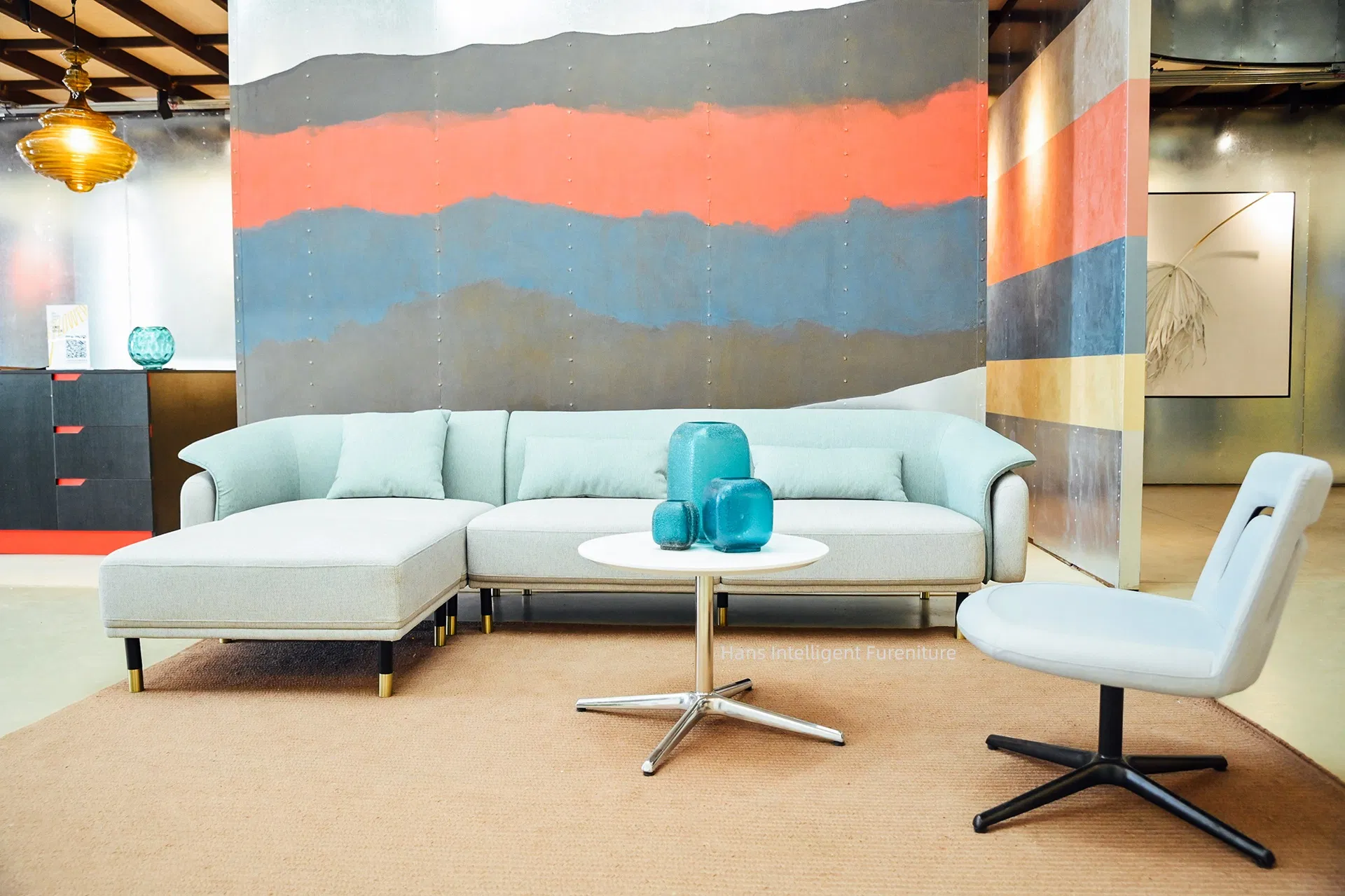 Premium Modern Loveseat for Luxurious Hotel Lounge Furniture