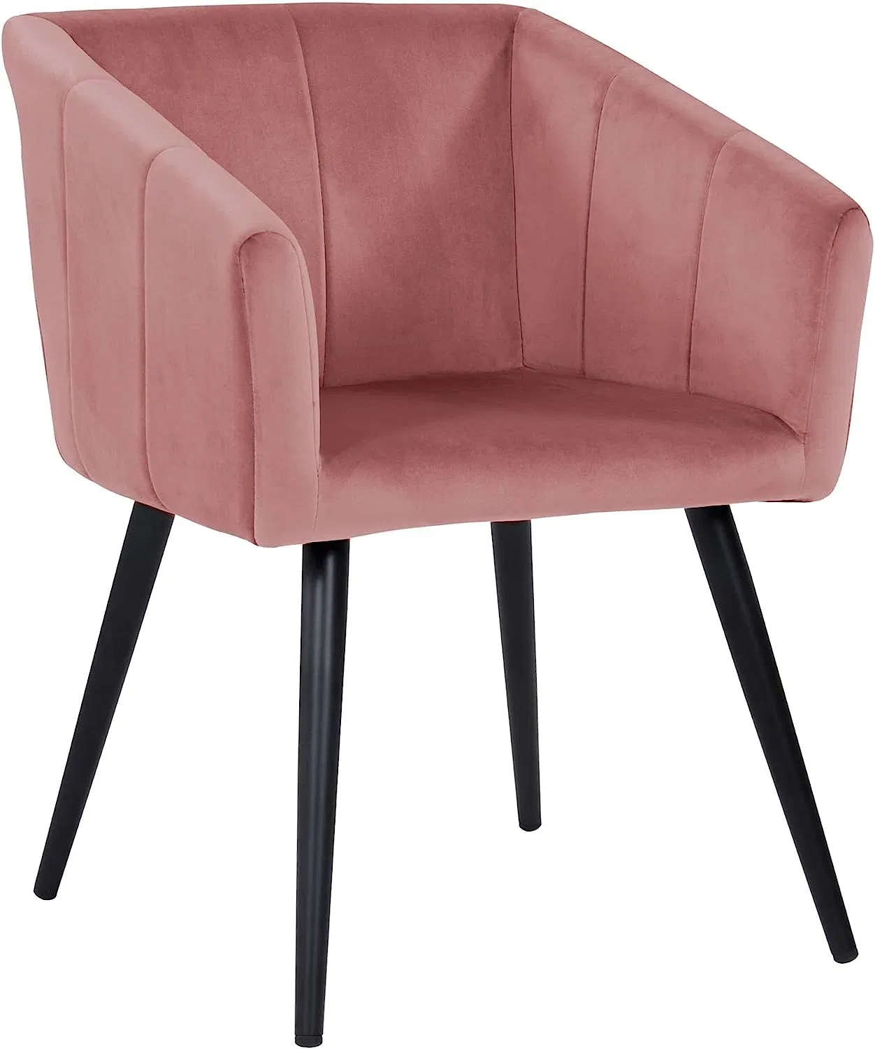 Sapphire Velvet Conference Armchairs Upholstered Dining Room armchair with Metal Legs