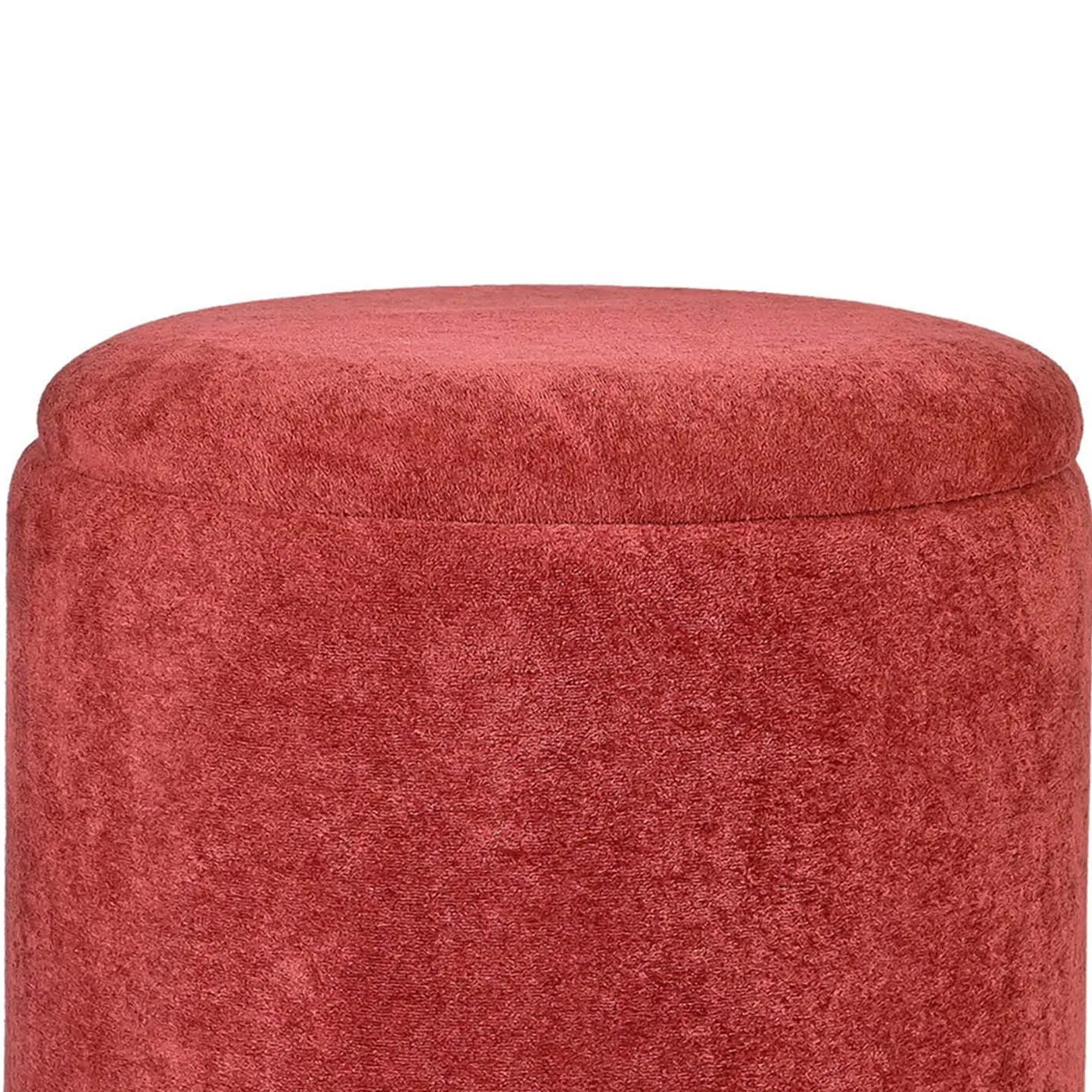 Home Decor Furniture Ottoman Nordic Luxury Flannel for Living Room Round Ottoman
