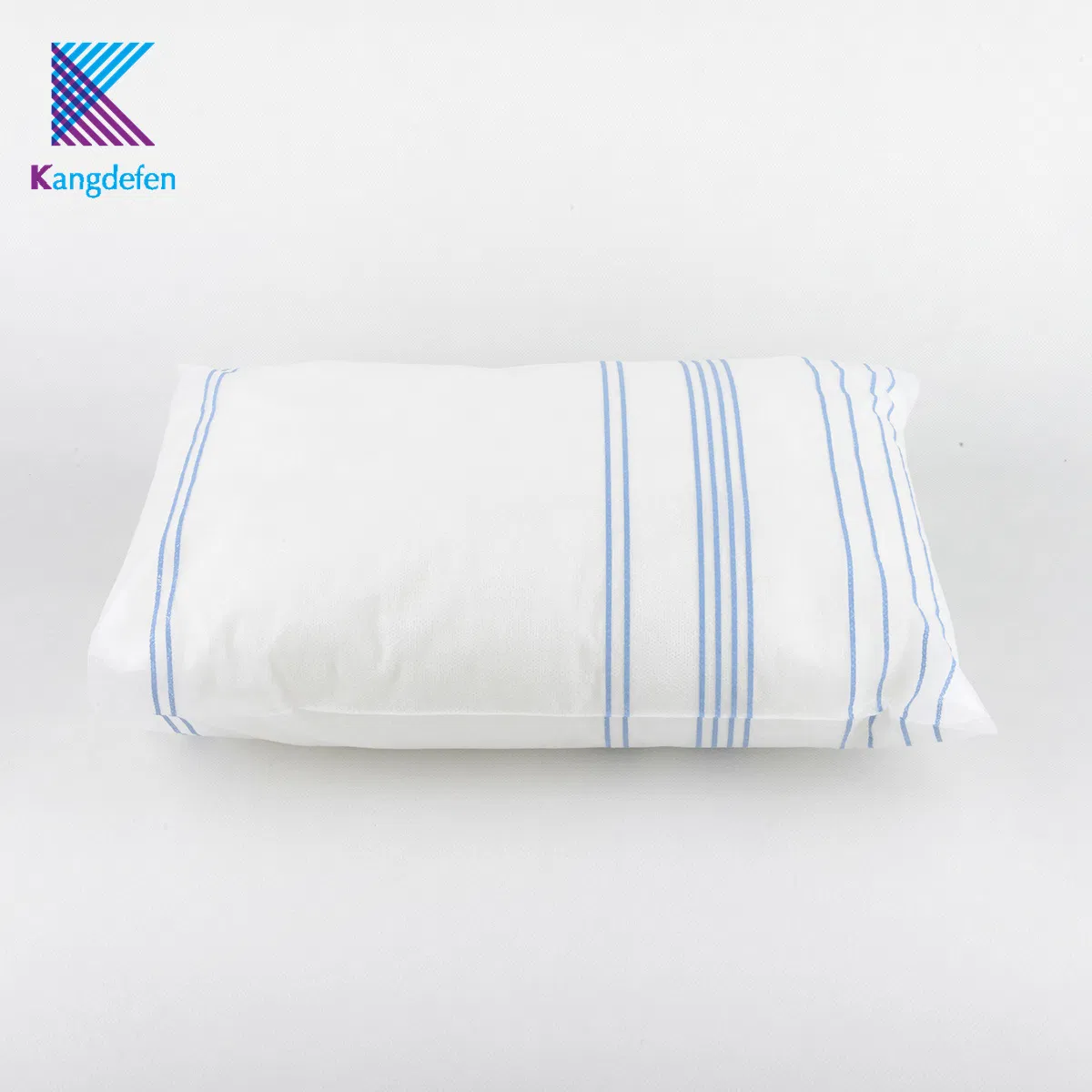 Polyester / Cotton Bedding Textile Soft Cushion Neck Travel Massage Disposable Pillow