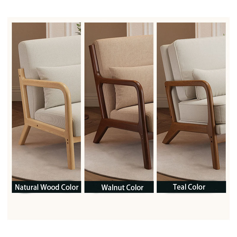 Nordic Modern Minimalist Bedroom Balcony Living Room Trendy Small Apartment Nordic Solid Wood Single Beanbag Chair