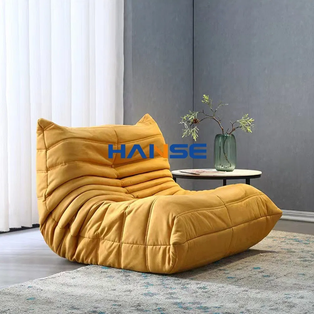 Living Room Home Furniture Modern Recliner Tatami Leather Lounge Single Lazy Fabric Bean Bag Sofa Couch Chair