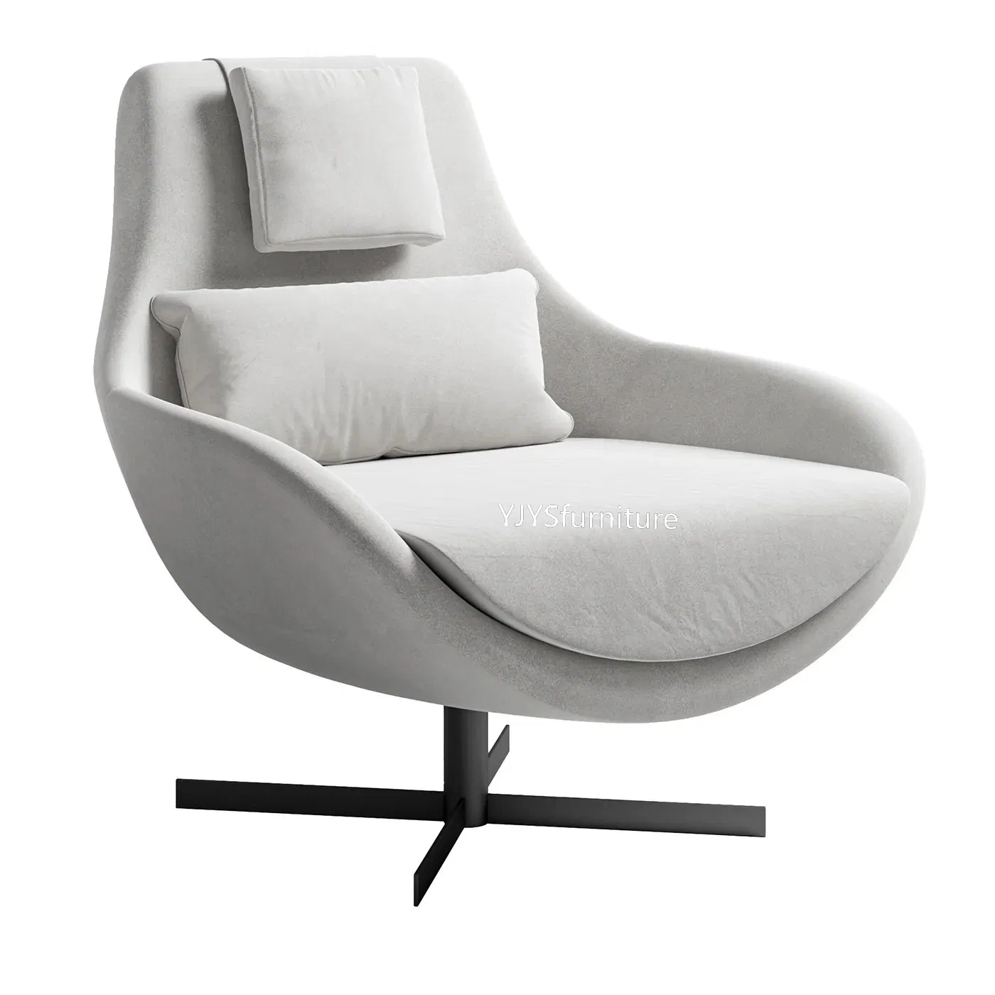 Living Room Luxury Modern Rotate Armchair Lounge Armhairs Leisure Armchair