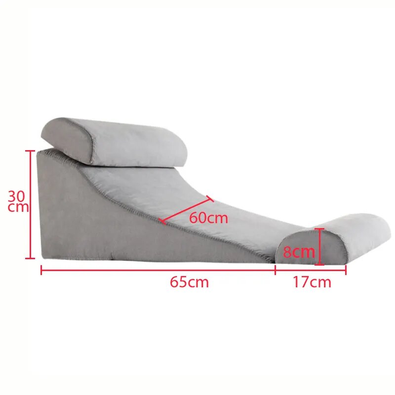 Orthopedic Back Support Bed Wedge Pillow Elder Leg Elevation Bed Pillow