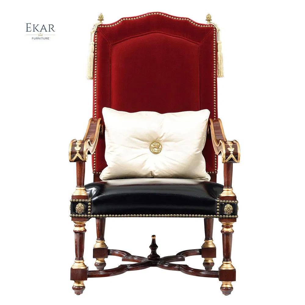 Classic Wood Armchair Timeless Elegance for Luxurious Living Spaces