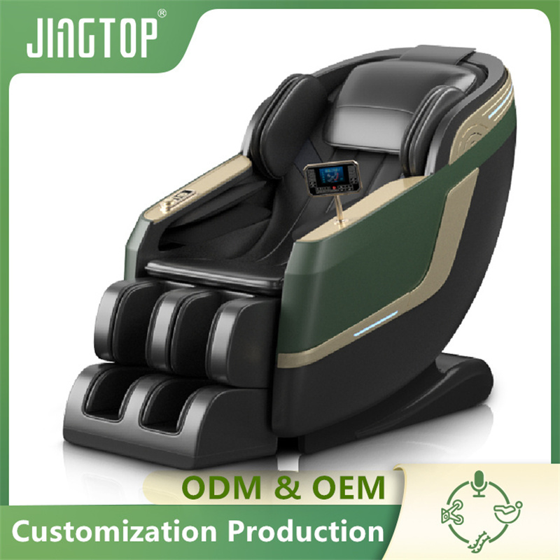 Jingtop Factory Wholesales Price Home Office Massage 4D Ai Smart Recliner Superior Zero Gravity Armrest Controller Massaging Equipment Massage Chair for Health