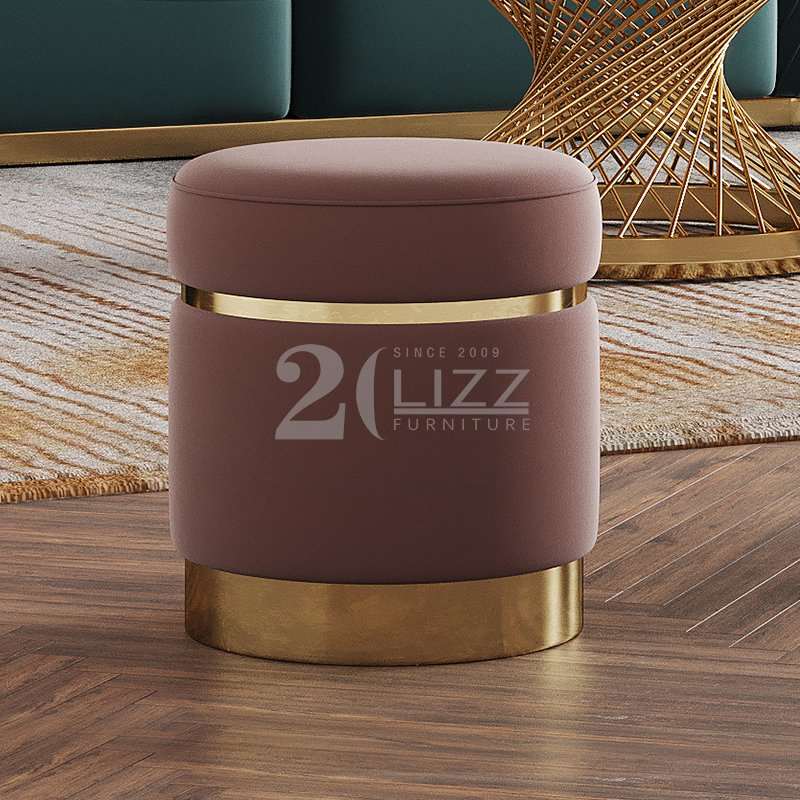 10% off Wholesale Modern Luxury Home Furniture Living Room Fabric Sofa Stool Ottoman