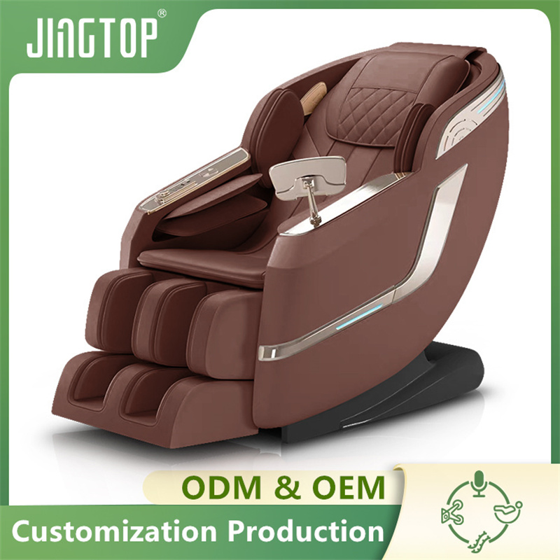 Jingtop Factory Wholesales Price Home Office Massage 4D Ai Smart Recliner Superior Zero Gravity Armrest Controller Massaging Equipment Massage Chair for Health