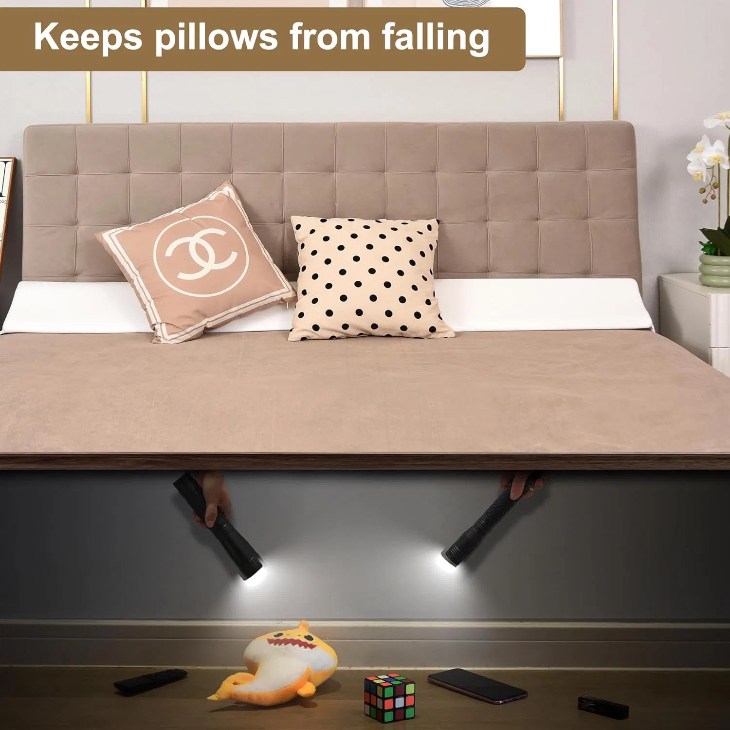 Mini Order Bed Gap Wedge Pillow Factory Directly Ship Back Wedge Foldable Memory Foam Pillow