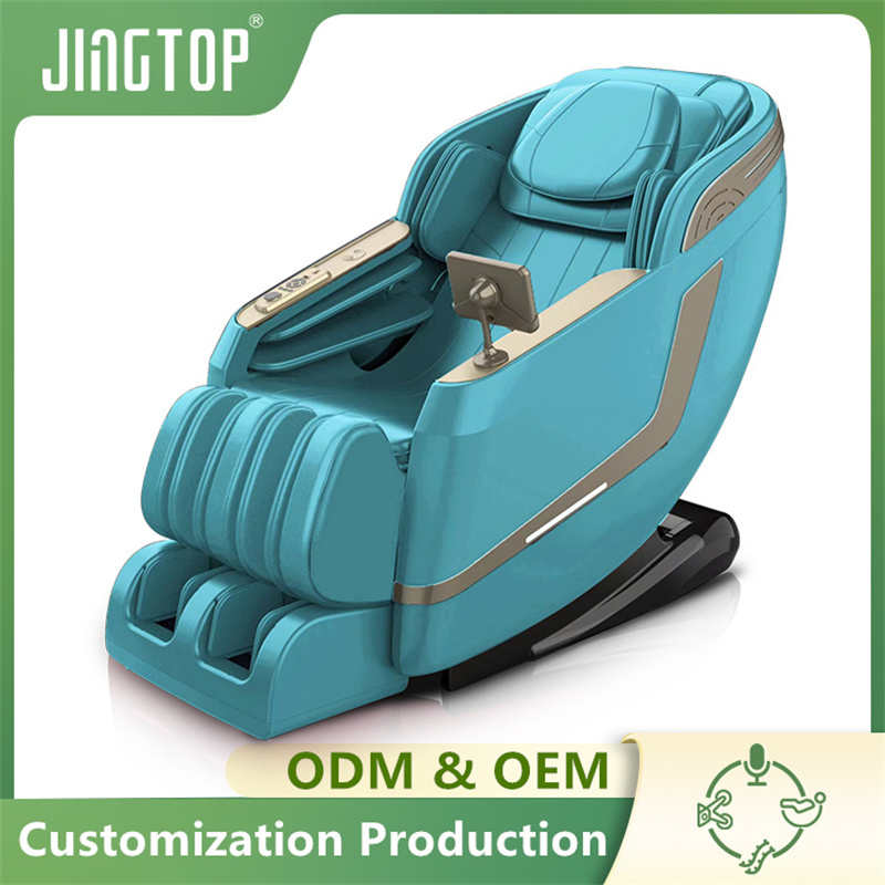 Jingtop Factory Wholesales Price Home Office Massage 4D Ai Smart Recliner Superior Zero Gravity Armrest Controller Massaging Equipment Massage Chair for Health