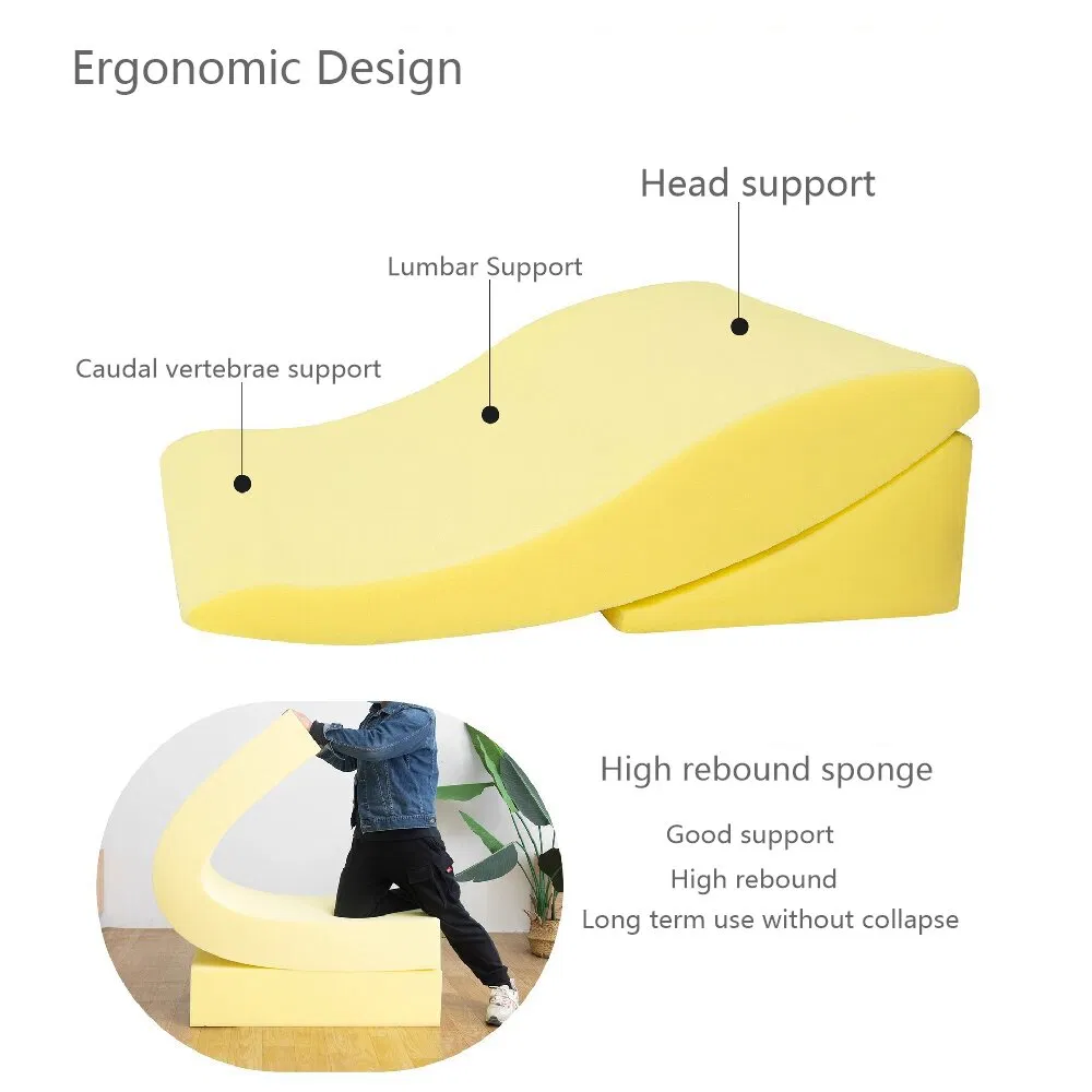 Orthopedic Back Support Bed Wedge Pillow Elder Leg Elevation Bed Pillow
