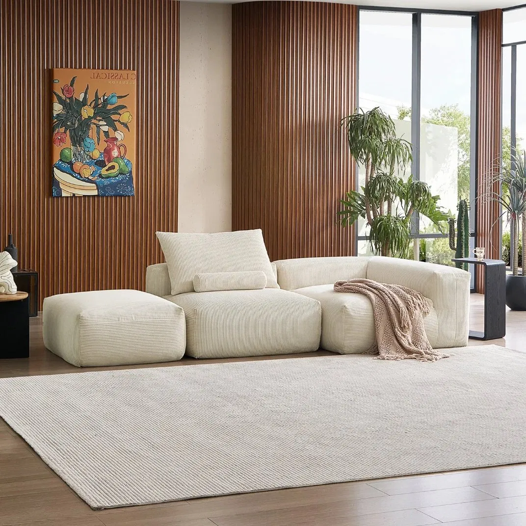 Living Room Vacuum Furniture Compression Sectional Cloud Sofa