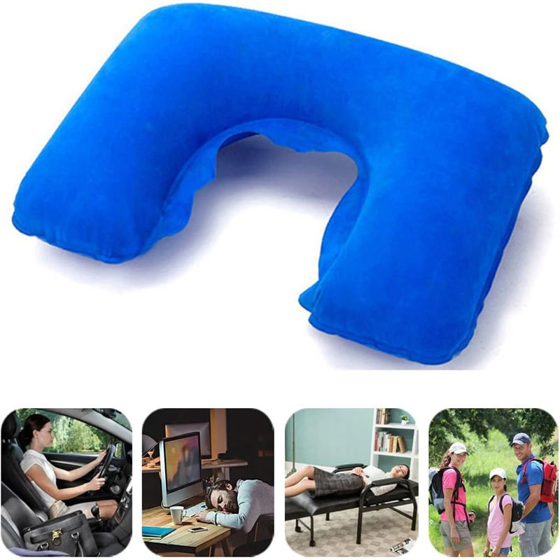Lightweight Soft Comfortable Disaster Relief Inflatable Pillow Waterproof Head Neck Lumbar Support Portable Ergonomic Air Pillows Discount Prices
