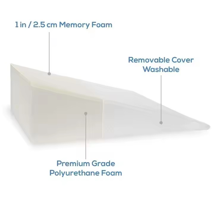 Hot Selling Item Excellent Quality Bed Wedge Pillow Cooling Gel Memory Foam Pillow 4PCS Bed Wedge Pillow for Sleeping