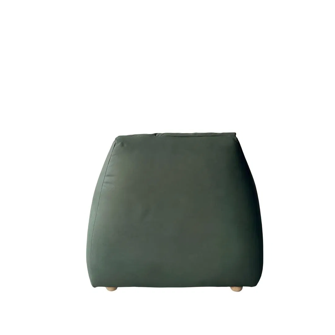 Leather Lazy Sofa Chair Bean Bag Chair Single Rest Recliner