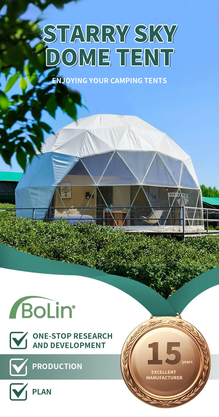 Glamping Luxury PVC Dome Tent