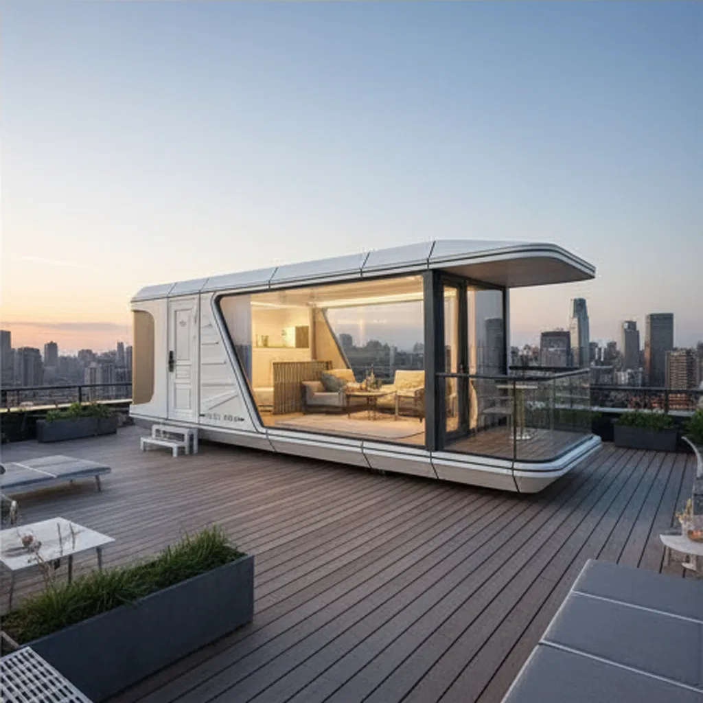 Space Capsule House Factory Modular Home Container House Smart Modular Price Steel Structure Mobile Building Hotel Prefab Cabin Housing