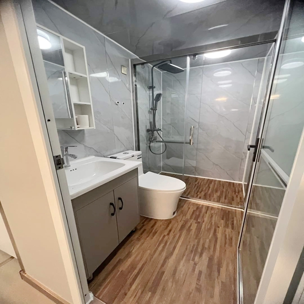 Portable Luxury Modular Homes 20FT 40FT Expandable Steel Container 1-4 Bedroom Tiny Villas Prefabricated Luxury Housing