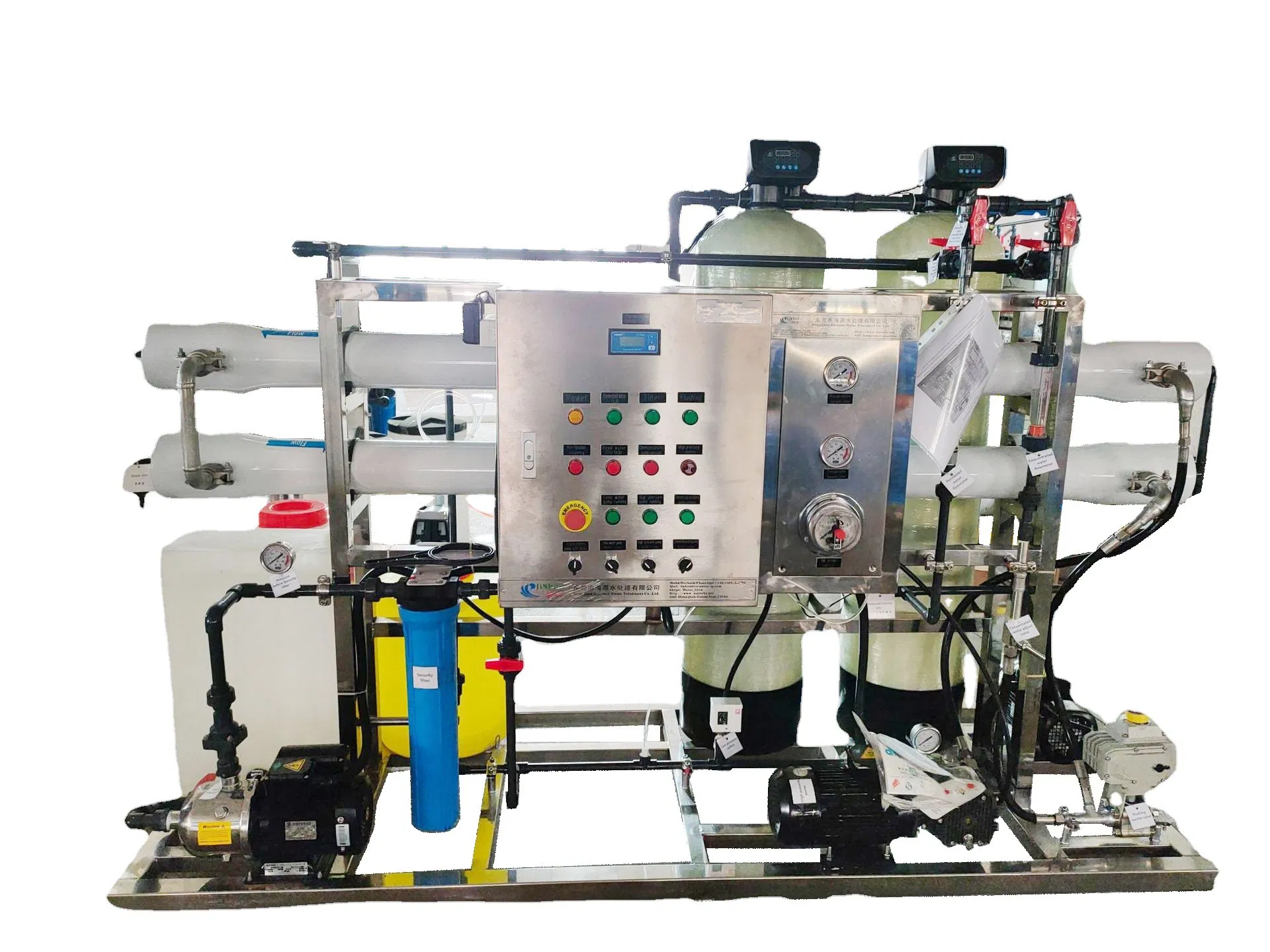 Small Scale Water Desalination Solution for Salt Borehole Water