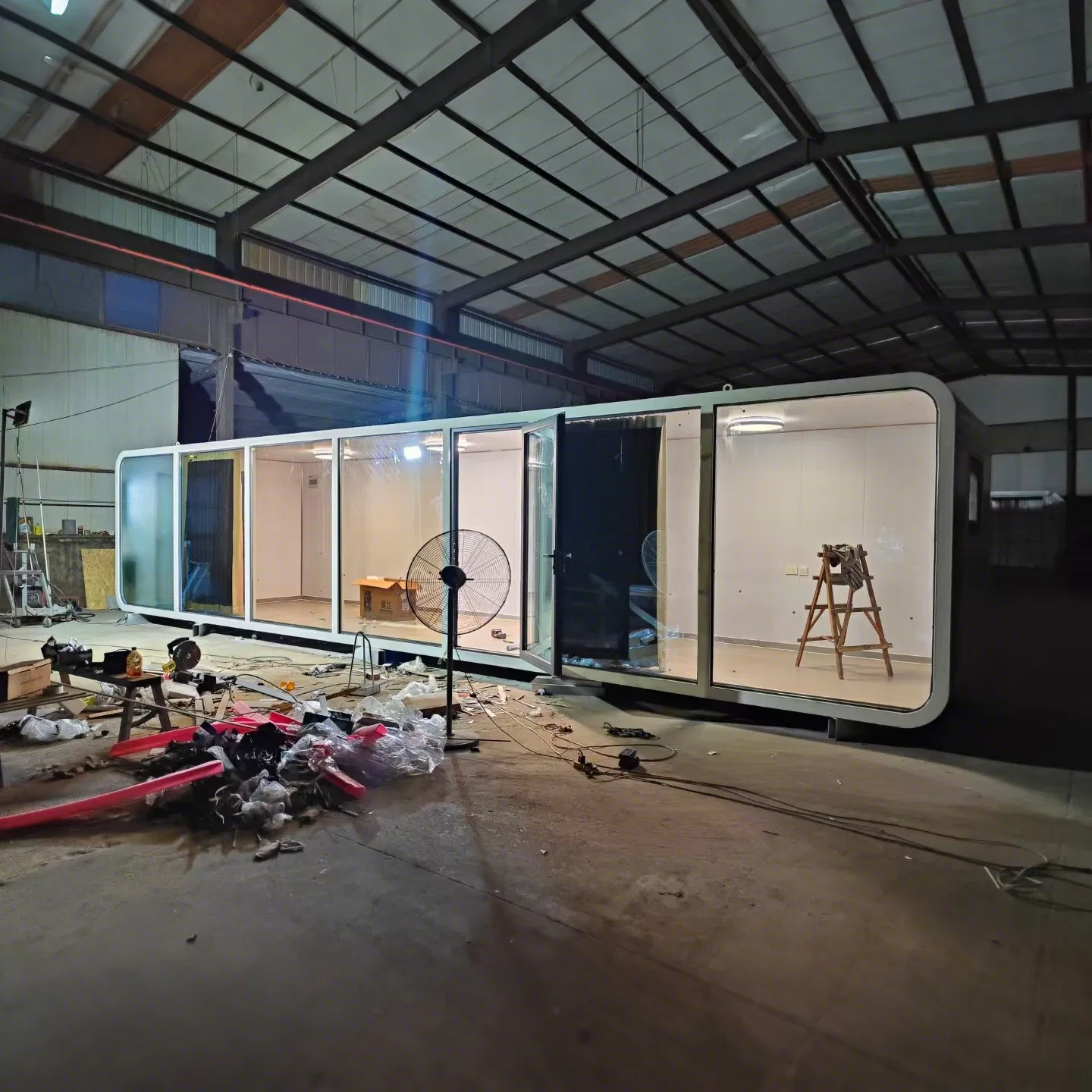 Easy-to-Move Flat Pack Granny Flat Apple Container House Modular Adu Housing Small Backyard Garden Prefabricated Adu Office