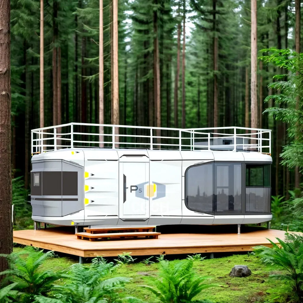 Innovative Commercial Aluminum Capsule Hotel Structure for Unique Stays