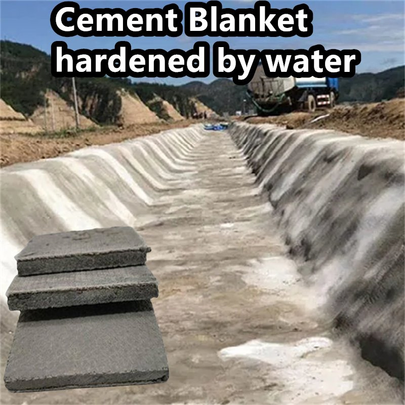 Riverbank Reinforcement: Cement Blanket Solution