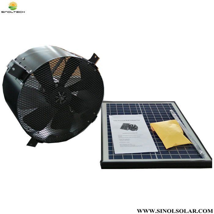 Wall Mounted 20W 12 Inch Solar Powered Attic Ventilation Fan (SN2015010)