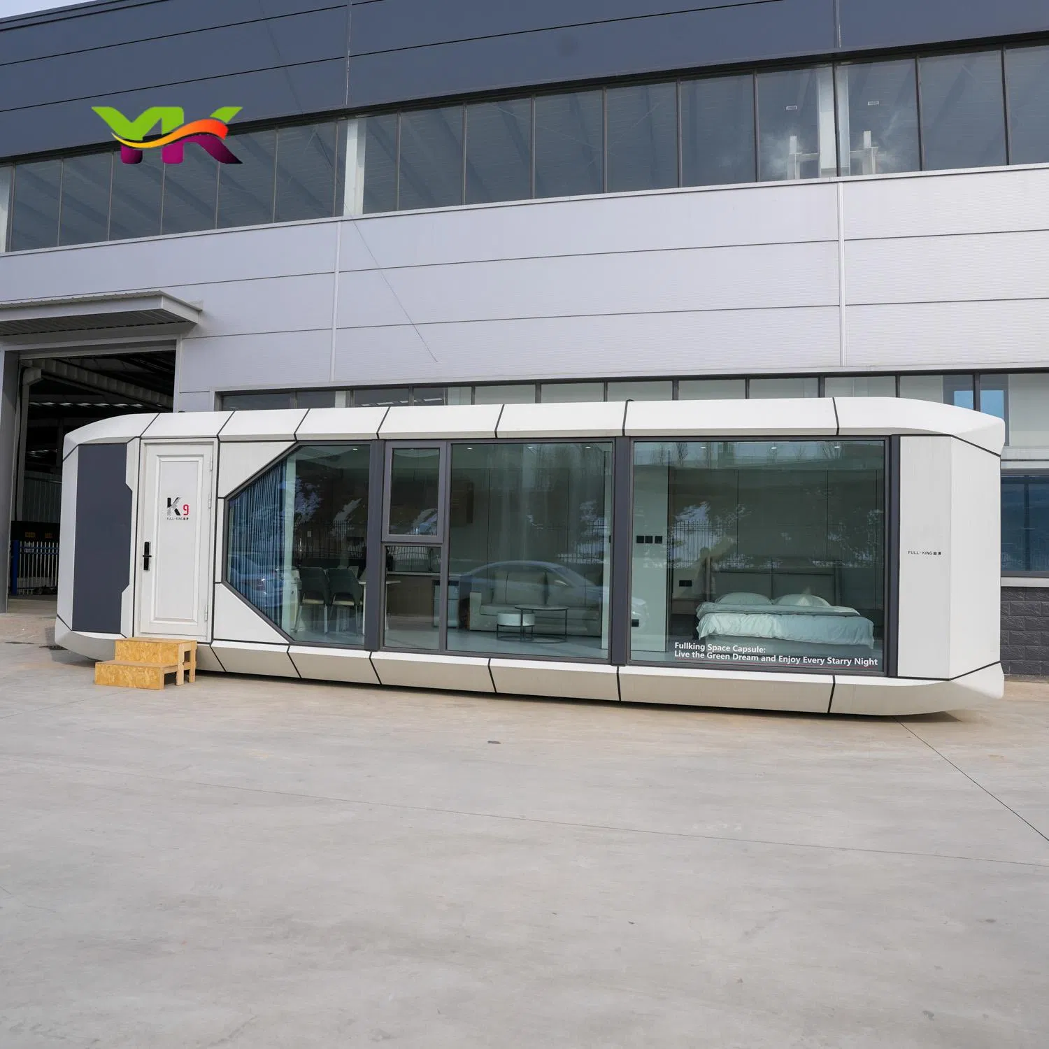 Eco Friendly Space Capsule House Price Modular Capsule Tiny House Container Prefabricated Apple Cabin Mobile Home