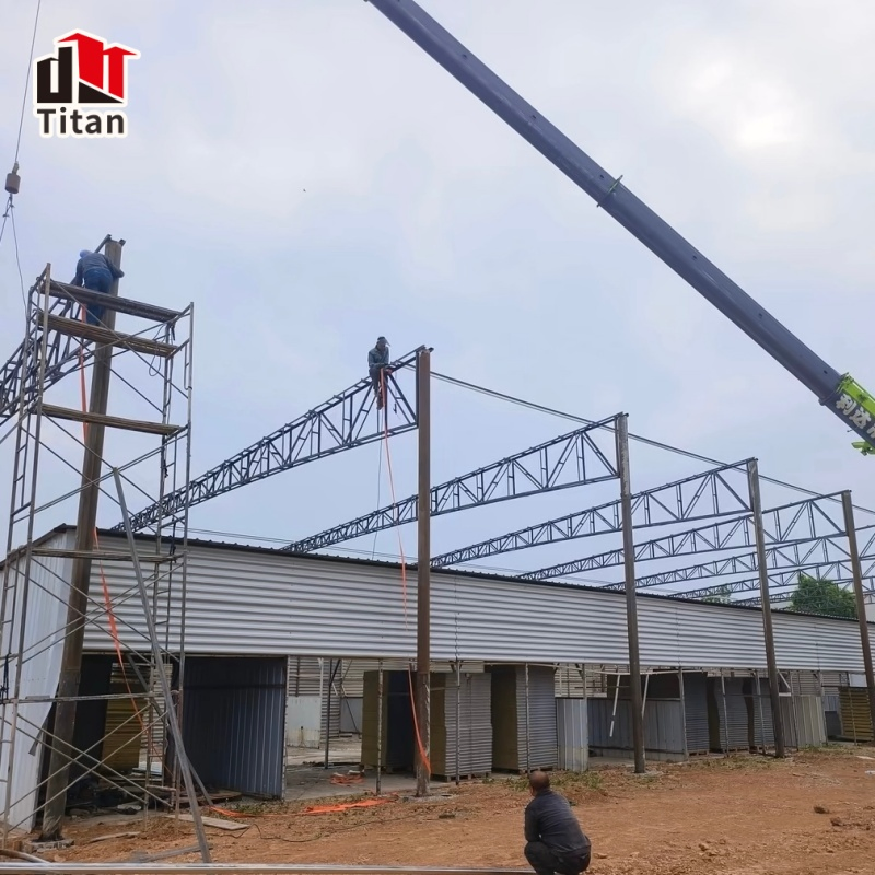 Expandable Modular Container House Steel Structure Design Building for Refugee